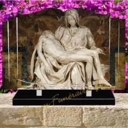 PLAQUE FUNÉRAIRE LIVRE PLEXI CHRIST W00608