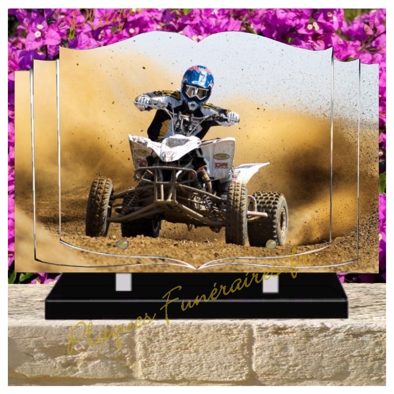 PLAQUE FUNÉRAIRE LIVRE PLEXI QUAD W00705 PLAQUE FUNÉRAIRE LIVRE PLEXI QUAD W00705