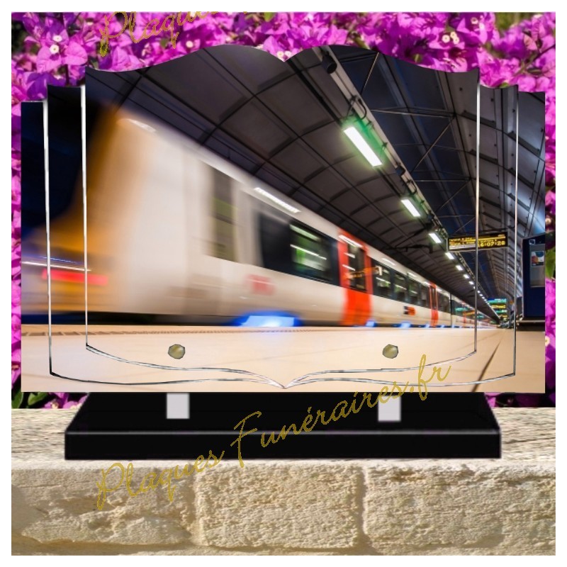 PLAQUE FUNÉRAIRE LIVRE PLEXI METRO W01403 PLAQUE FUNÉRAIRE LIVRE PLEXI METRO W01403