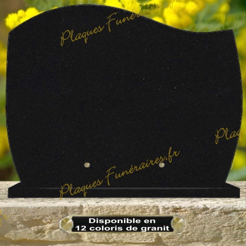 PLAQUE FUNÉRAIRE GRANIT CG13 SUR SOCLE PLAQUE FUNÉRAIRE GRANIT CG13 SUR SOCLE