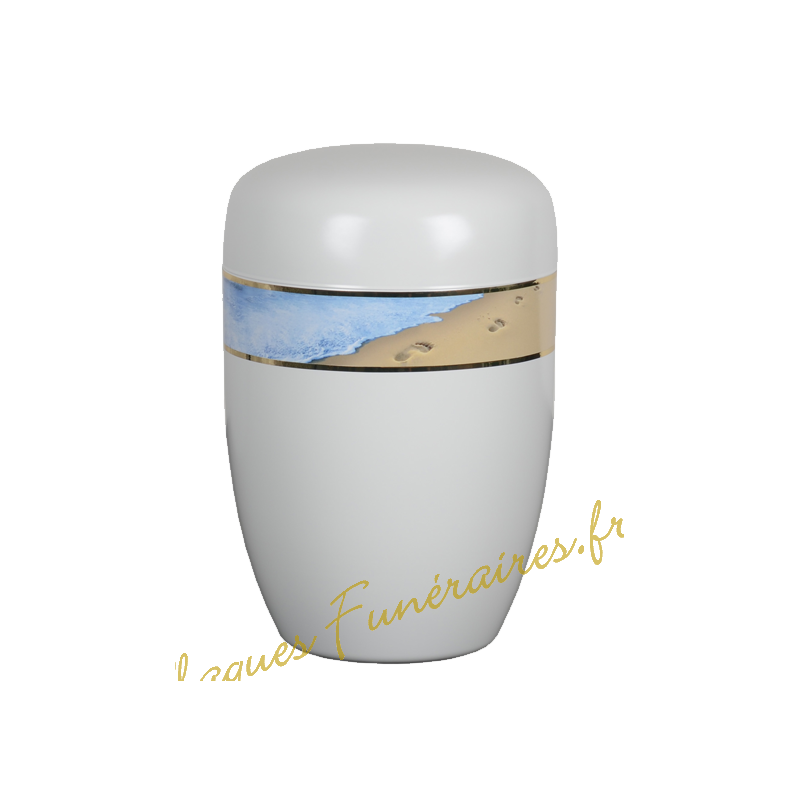 URNE FUNÉRAIRE EN ACIER EMPREINTES UAP2 URNE FUNÉRAIRE EN ACIER EMPREINTES UAP2
