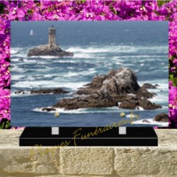 PLAQUE FUNÉRAIRE PLEXI PHARE 0281