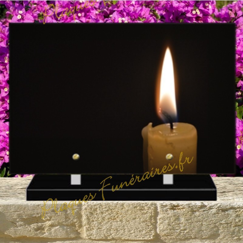PLAQUE FUNÉRAIRE PLEXI BOUGIES 02100 PLAQUE FUNÉRAIRE PLEXI BOUGIES 02100